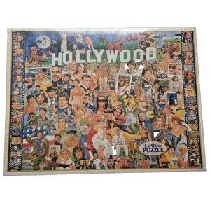 Brand New White Mountain 1000 Piece Hollywood Movies/Characters Puzzle 24x30